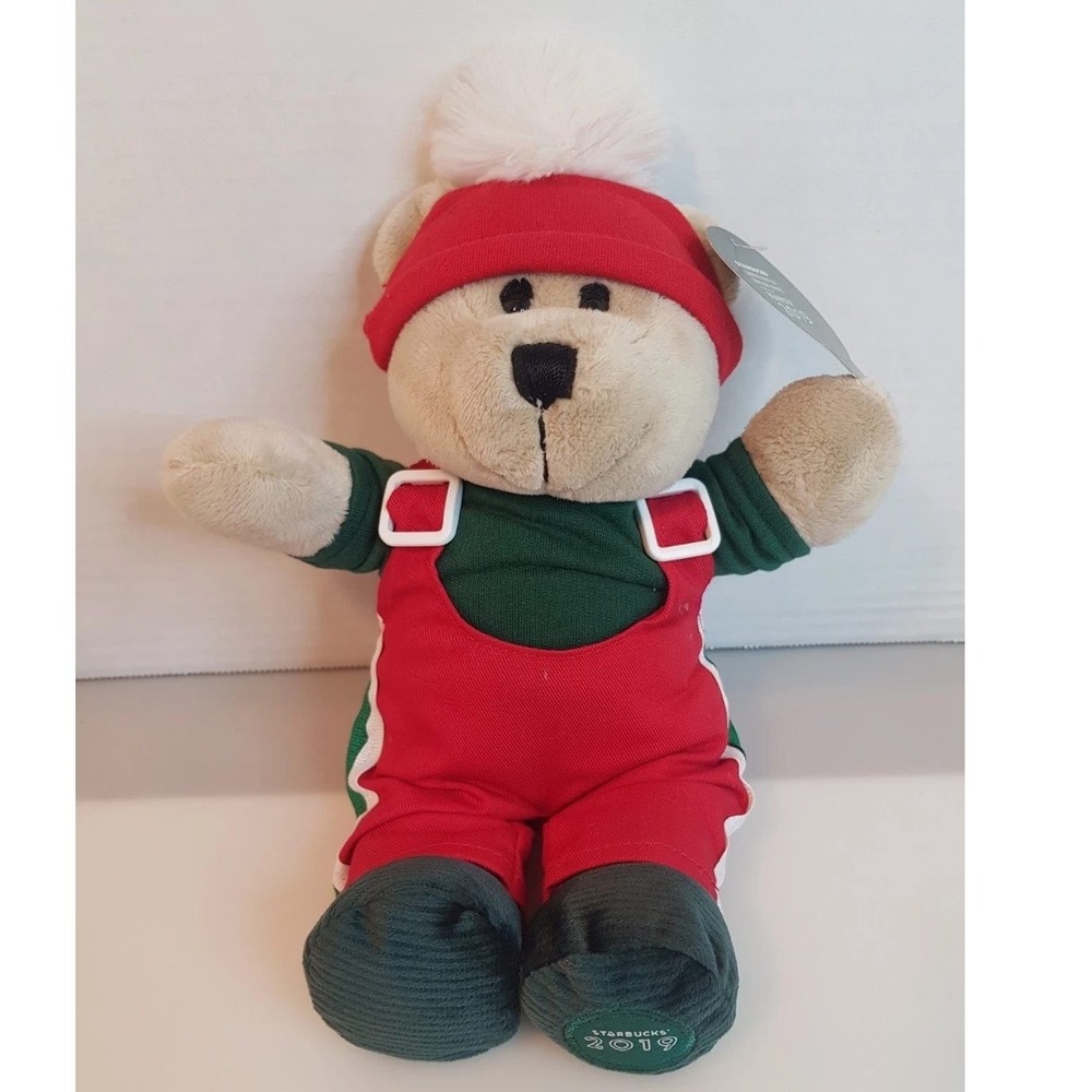 Starbucks Bearista Bear with tag 10"